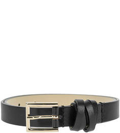 Тонкий ремень черного цвета Armani Exchange