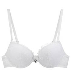 Белый кружевной бюстгальтер с эффектом пуш-ап Emporio Armani