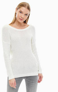 Хлопковый джемпер с глубоким вырезом на спине Replay