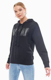 Толстовка черного цвета с вышивкой Replay