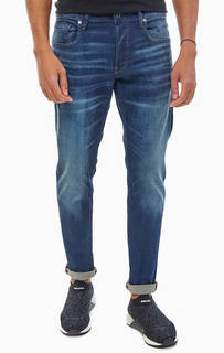 Зауженные джинсы с заломами 3301 G Star RAW