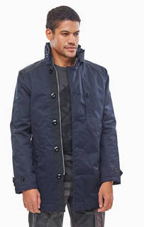 Синяя парка с карманами G Star RAW