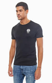 Хлопковая футболка с контрастной вышивкой G Star RAW