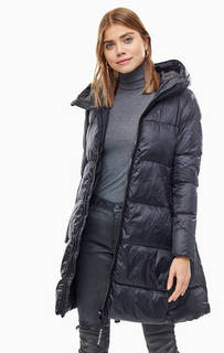 Удлиненная черная куртка расклешенного кроя G Star RAW