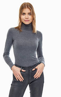 Тонкая серая водолазка в рубчик G Star RAW