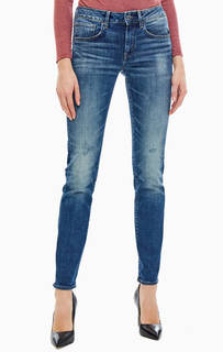 Джинсы с заломами и потертостями 3301 G Star RAW