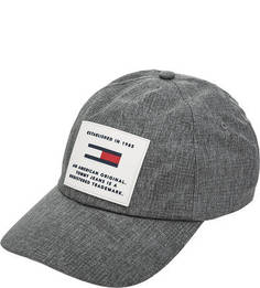 Серая бейсболка с нашивкой Tommy Jeans