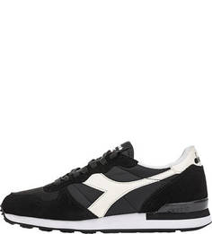 Текстильные кроссовки с замшевыми вставками Camaro Diadora