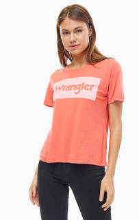 Футболка из вискозы свободного кроя Wrangler