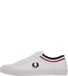 Текстильные кеды с логотипом бренда Fred Perry
