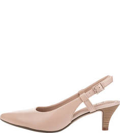 Бежевые босоножки из натуральной кожи Clarks