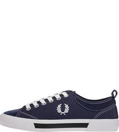 Текстильные кеды с замшевыми вставками Fred Perry