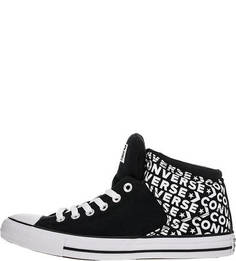 Текстильные кеды с логотипом бренда Converse