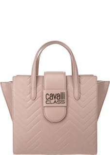 Бежевая сумка с короткими ручками Alisa Cavalli Class