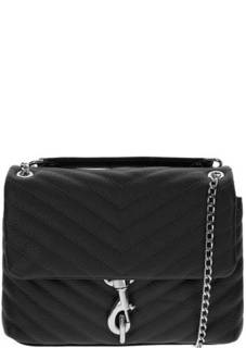 Маленькая стеганая сумка с откидным клапаном Rebecca Minkoff