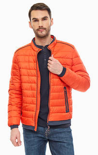 Легкая куртка оранжевого цвета с застежкой на молнию Lerros