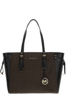 Сумка коричневого цвета с отделением для ноутбука Voyager Michael Michael Kors