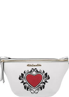 Поясная сумка с одним отделом и оригинальным декором Tosca BLU