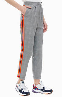 Брюки в клетку с яркими лампасами Calvin Klein