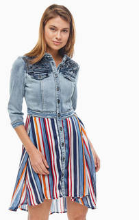 Короткое платье с имитацией карманов Desigual