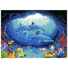 Рыжий кот Картина по номерам