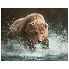 Гранни Алмазная мозаика Медведь