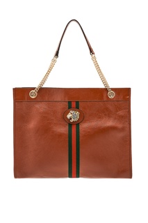 Коричневая сумка-тоут Rajah Gucci