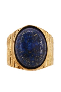 Позолоченный перстень с лазуритом Rima Copine Jewelry