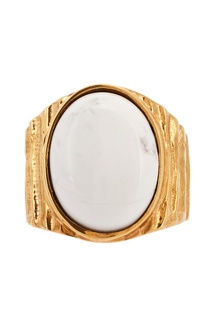 Позолоченный перстень с говлитом Rima Copine Jewelry