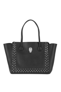 Черная сумка-тоут с шипами Philipp Plein