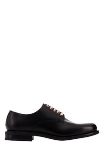 Черные ботинки на контрастной шнуровке Gucci Man