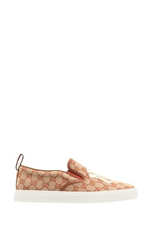 Слипоны с вышивкой Gucci Man