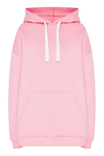 Розовое худи из хлопка Blank.Moscow