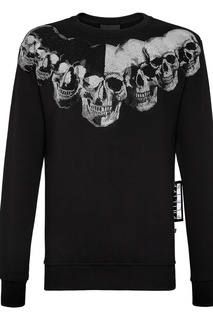 Свитшот с контрастной отделкой Philipp Plein