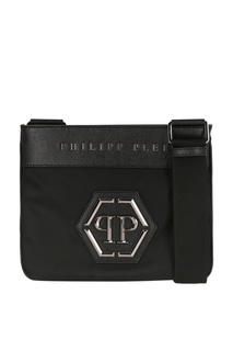 Черная сумка с логотипом Philipp Plein