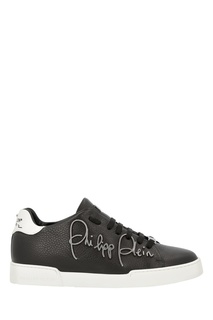 Черные кроссовки с логотипом Philipp Plein