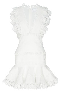 Белое платье изо льна Zimmermann