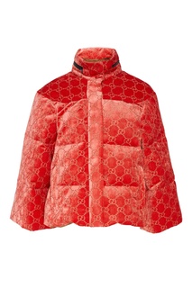 Красная куртка с монограммой Gucci