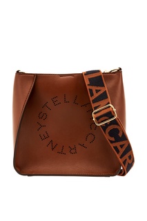 Коричневая сумка с логотипом Stella Mc Cartney