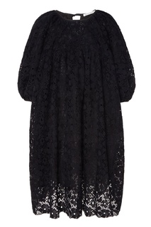 Черное кружевное платье-баллон Cecilie Bahnsen