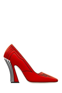 Красные туфли с принтом FFreedom Fendi