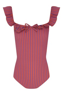 Купальник с оборкой Solid & Striped