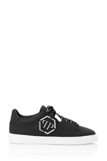 Черные кроссовки с эмблемой Philipp Plein