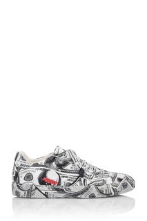 Кеды с принтом Philipp Plein