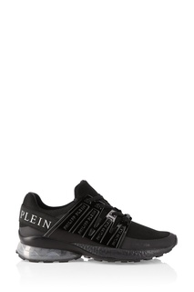 Черные кроссовки с логотипами Philipp Plein