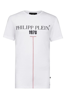 Белая футболка из хлопка Philipp Plein