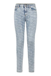 Джинсы с логотипами Philipp Plein