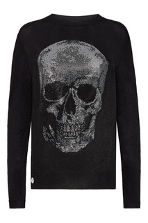 Черный джемпер с черепом Philipp Plein