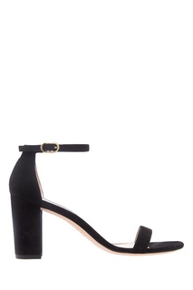 Черные босоножки с ремешком на щиколотке Stuart Weitzman