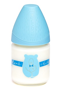 Голубая бутылочка с мишками Suavinex